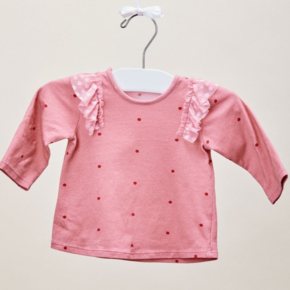 For Love & Lemons Lil Lemons Pink Shirt